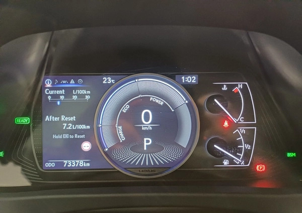 Lexus UX cena 145000 przebieg: 73343, rok produkcji 2020 z Chodzież małe 254